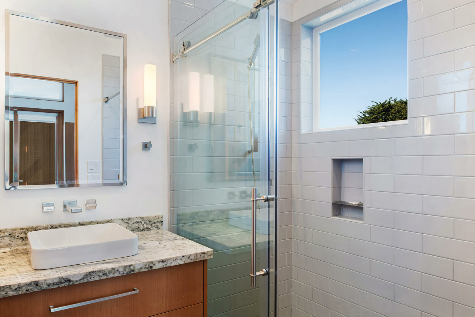 Beach Dreams bright 2nd bath with walk in shower and window