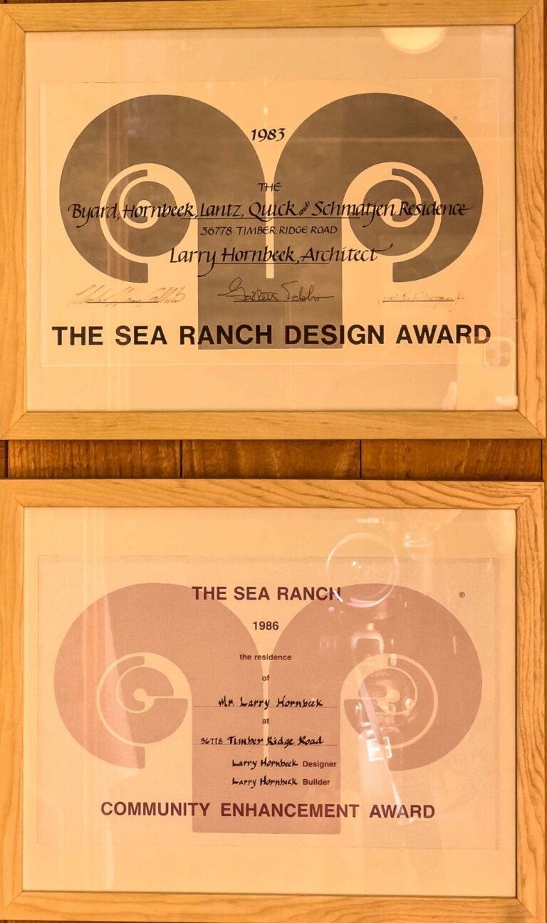 Paradiso - 1983 Design Award and 1986 Community Enhancement Award rom The Sea Ranch