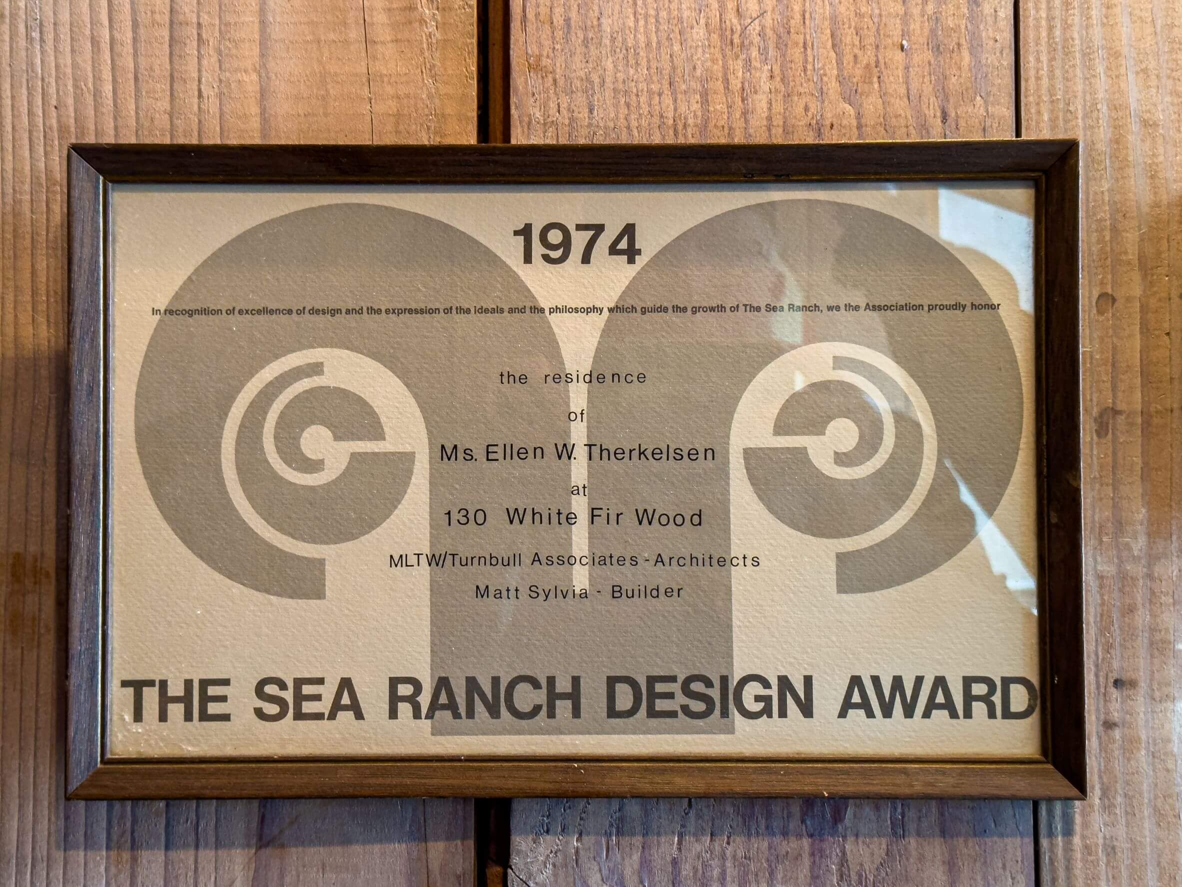 Seaview : The Sea Ranch Design Award 1974